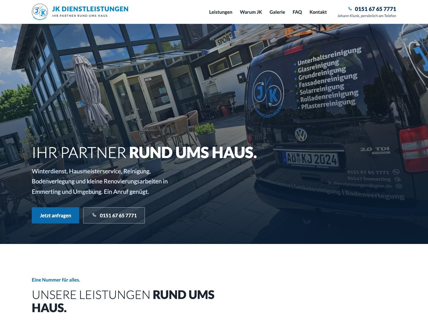 Vorschau des Projekts JK Dienstleistungen